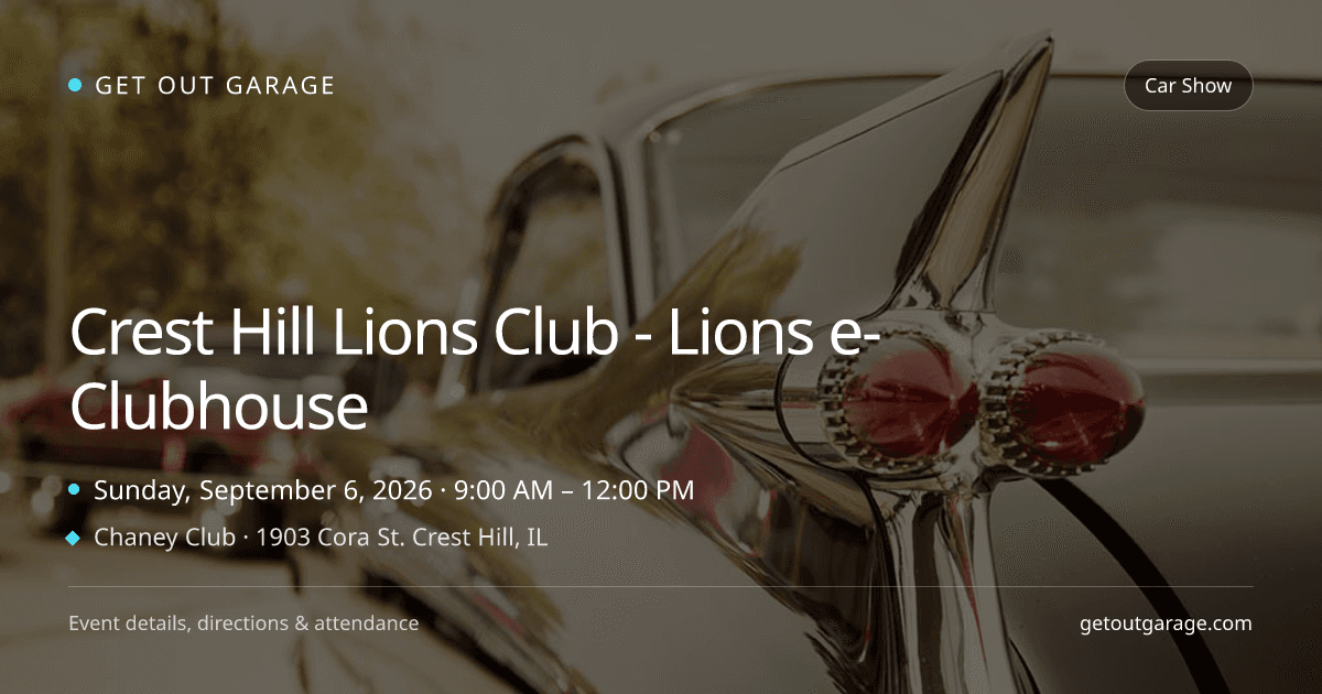 Crest Hill Lions Club - Lions e-Clubhouse