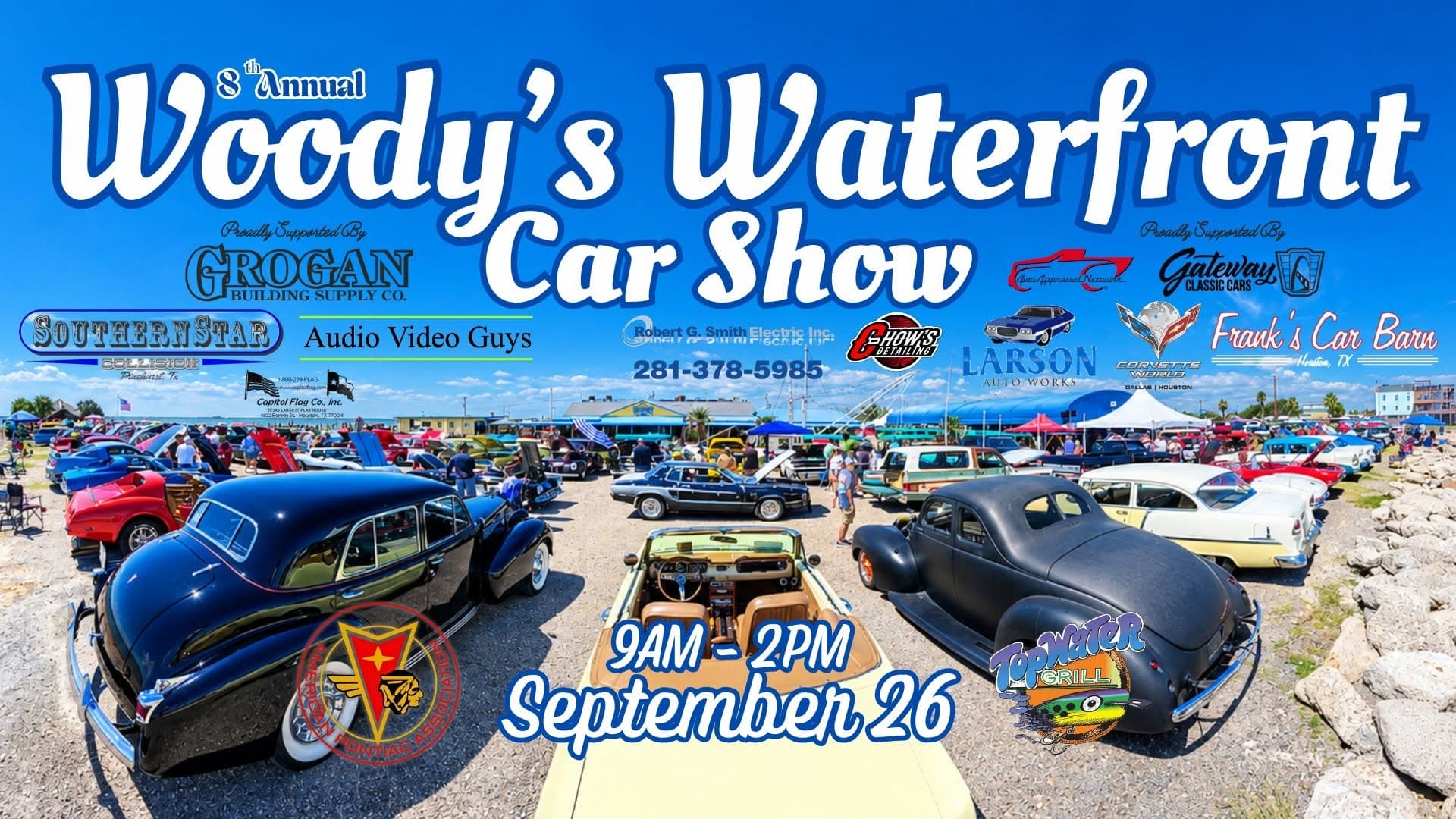 8th Annual Woody's Waterfront Car Show