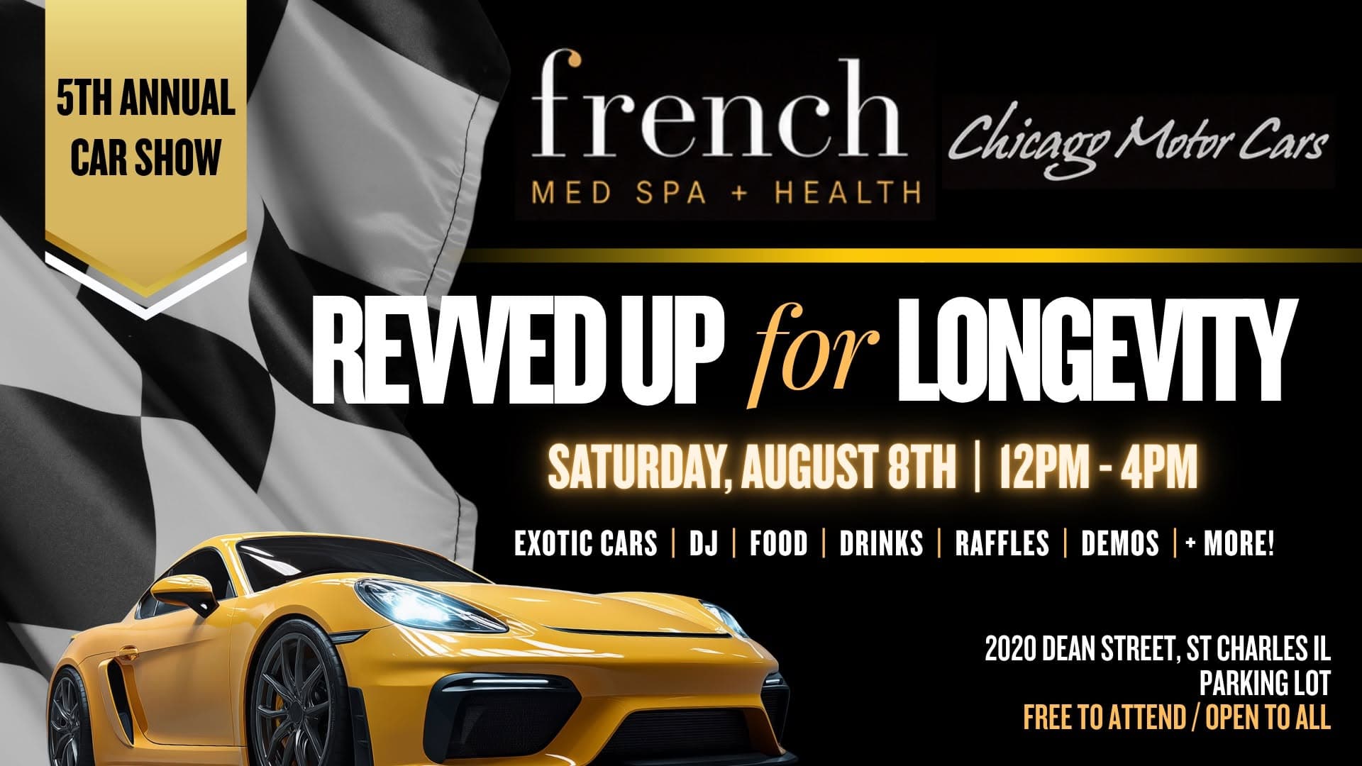 5th Annual Revved up for Longevity Car Show