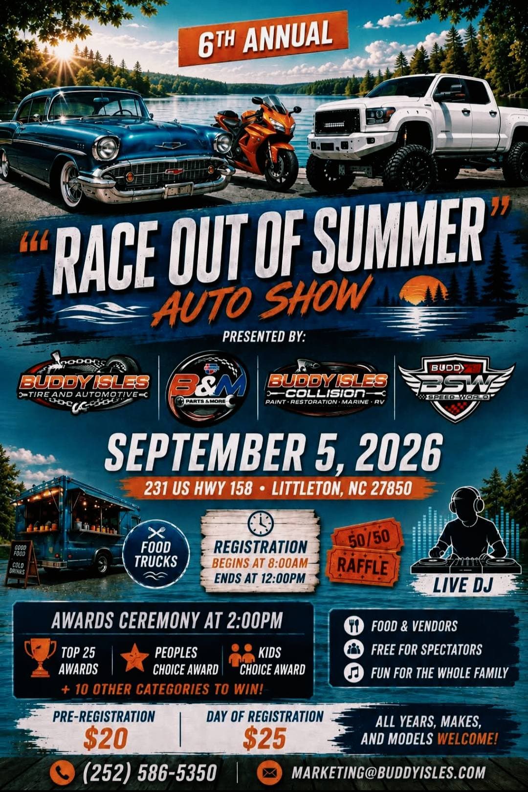 6th Annual Race Out of Summer Auto Show