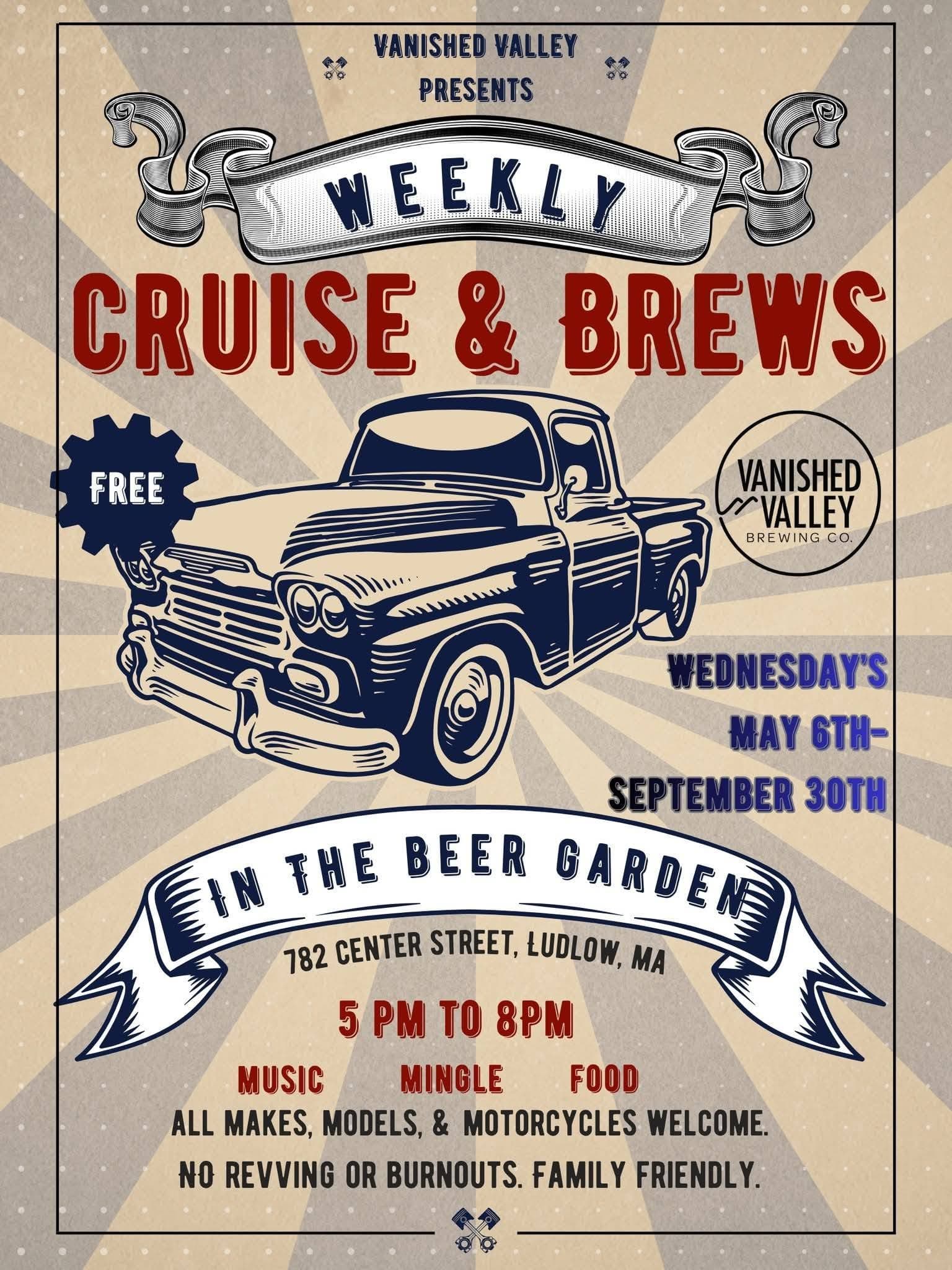Cruise & Brews at Vanished Valley Brewing Co.