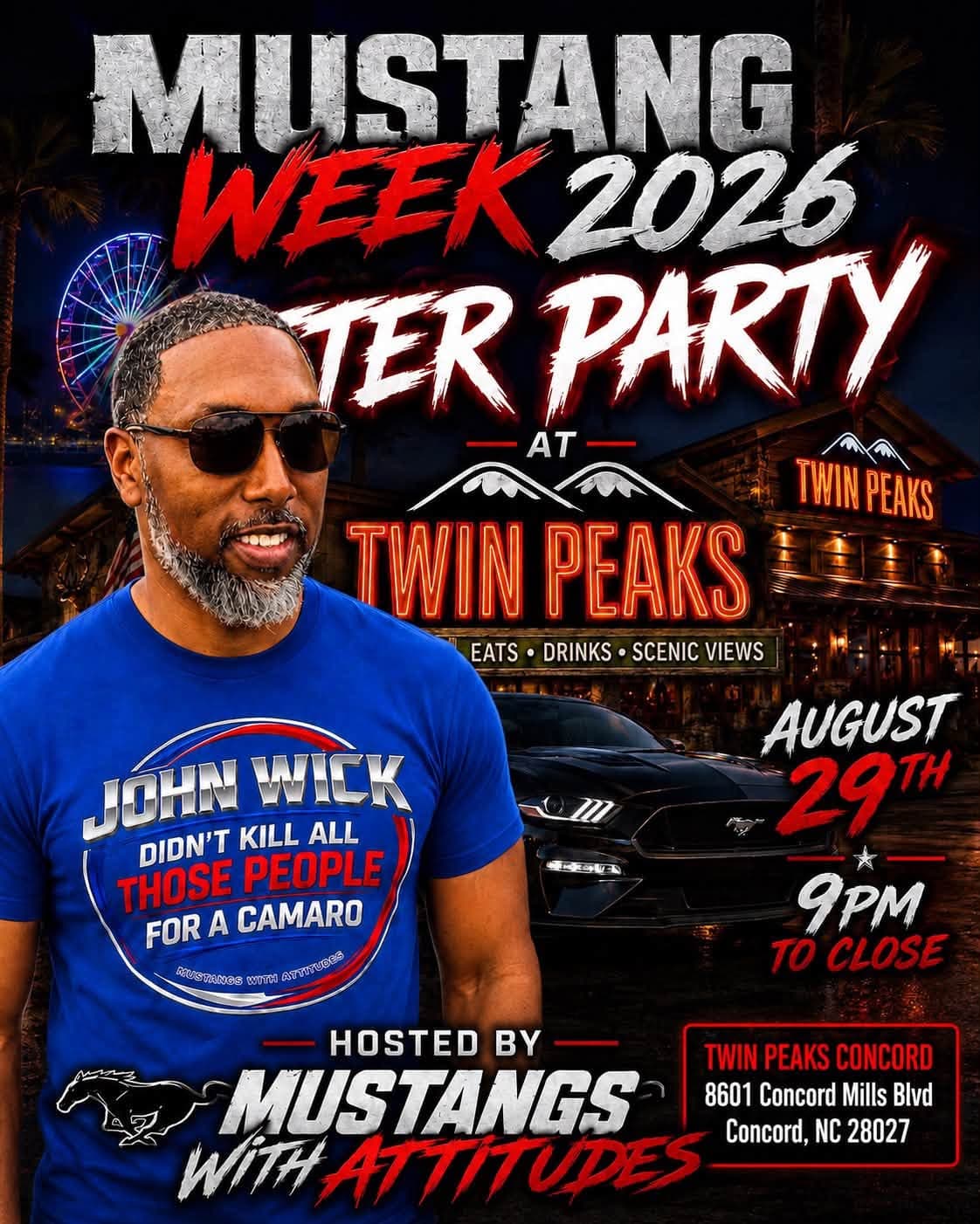 Mustangs With Attitudes Mustang Week 2026 After Party at Twin Peaks