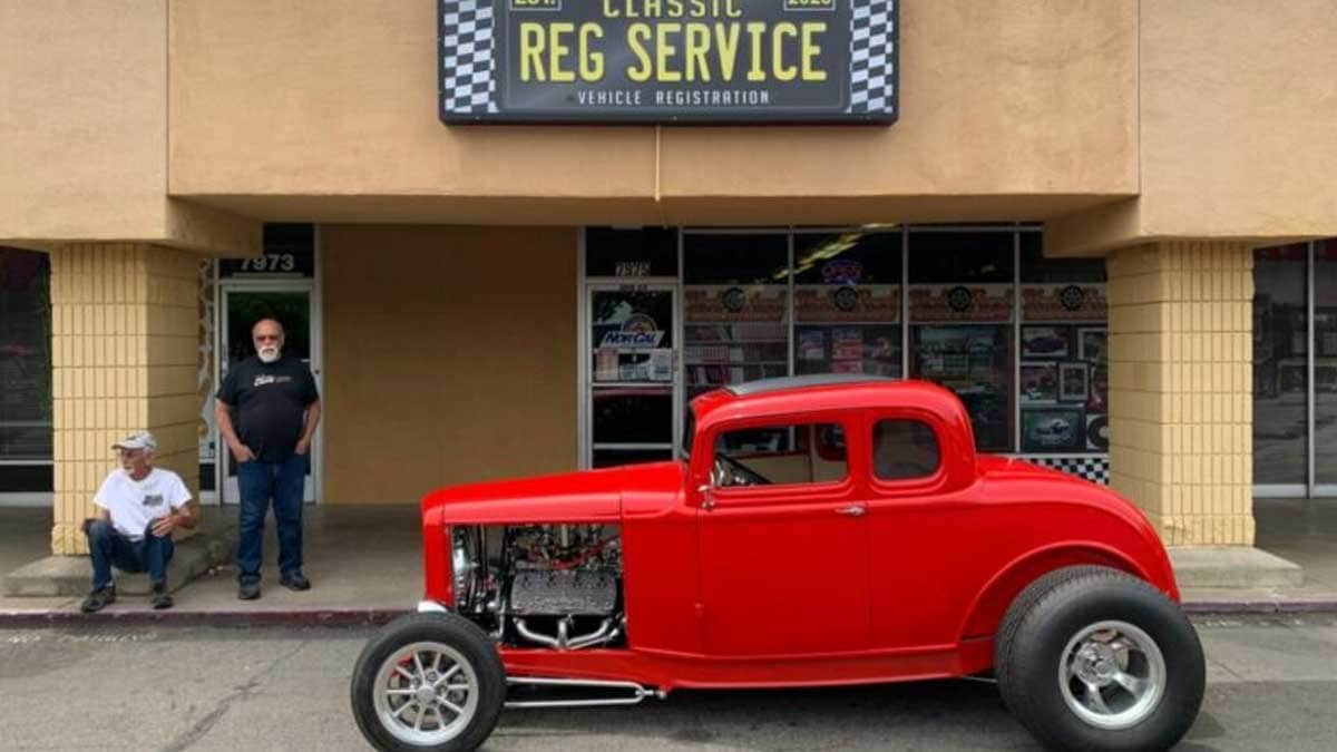 Classic Car Cruise-In at the Hot Rod Bookstore