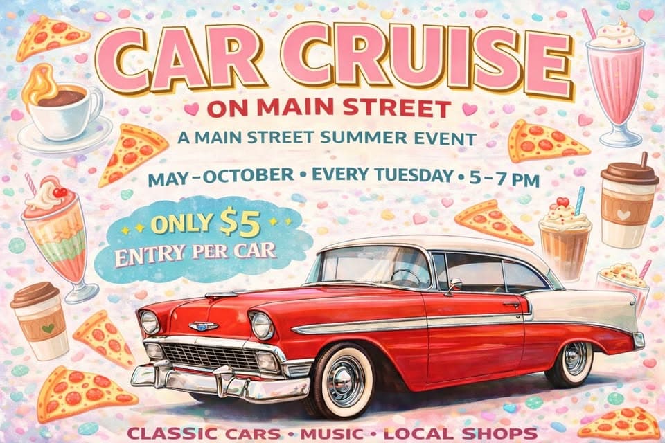 Downtown Cortland Main Street Car Cruise