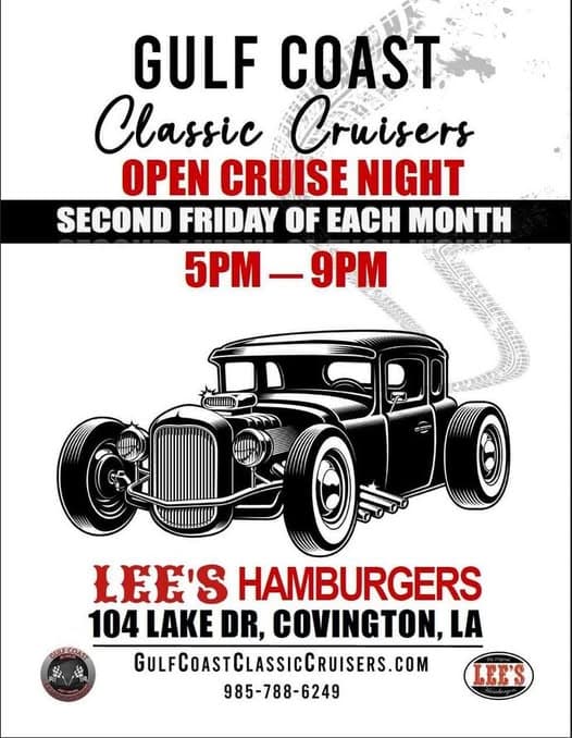 Gulf Coast Classic Cruisers Open Cruise Night