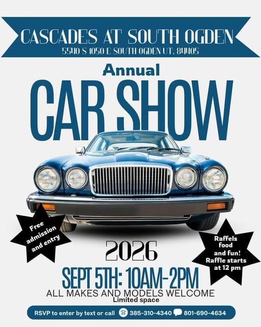 Cascades at South Ogden Annual Car Show