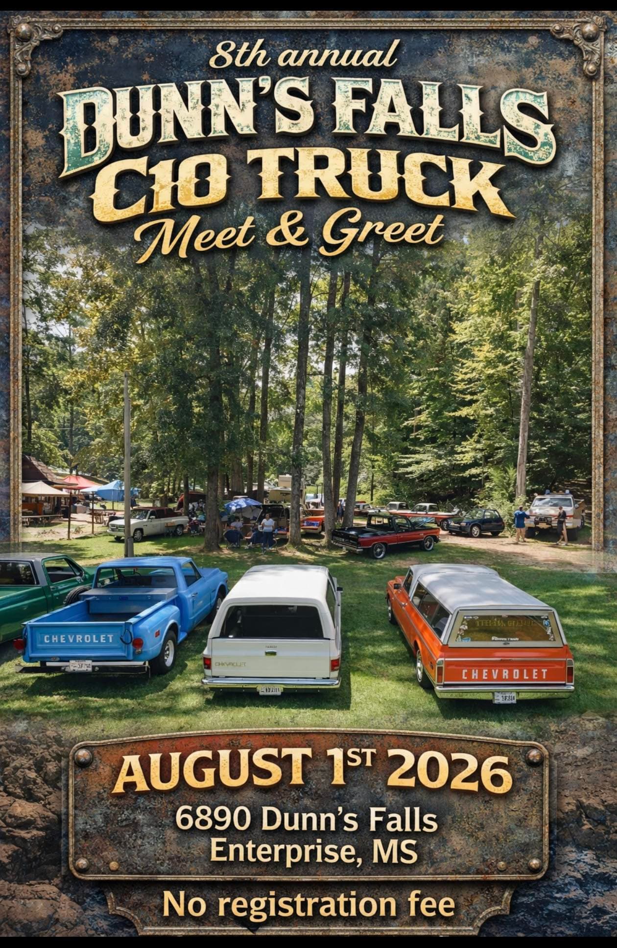 Dunn’s Falls C10 Truck Meet & Greet