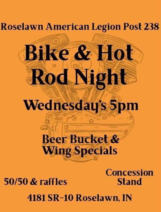 Roselawn American Legion Post 238 Bike & Hot Rod Night