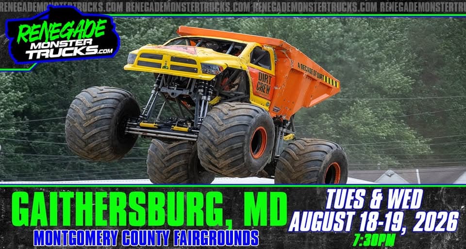 Renegade Monster Trucks – Gaithersburg, MD