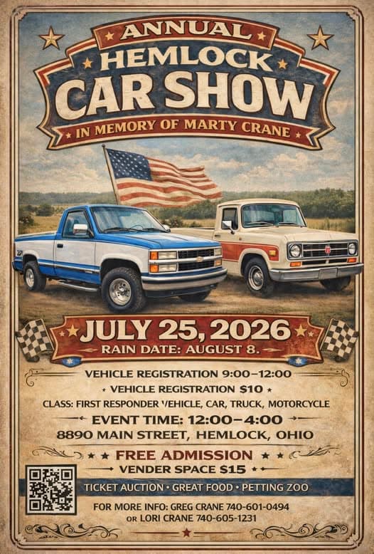 Annual Hemlock Car Show