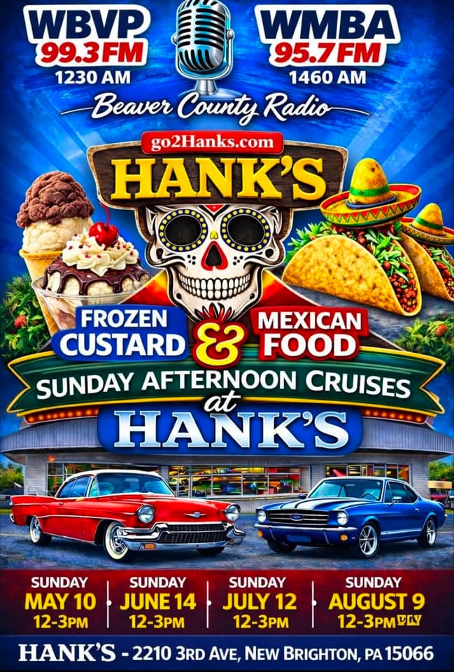 Hank’s Car Cruise with Beaver County Radio
