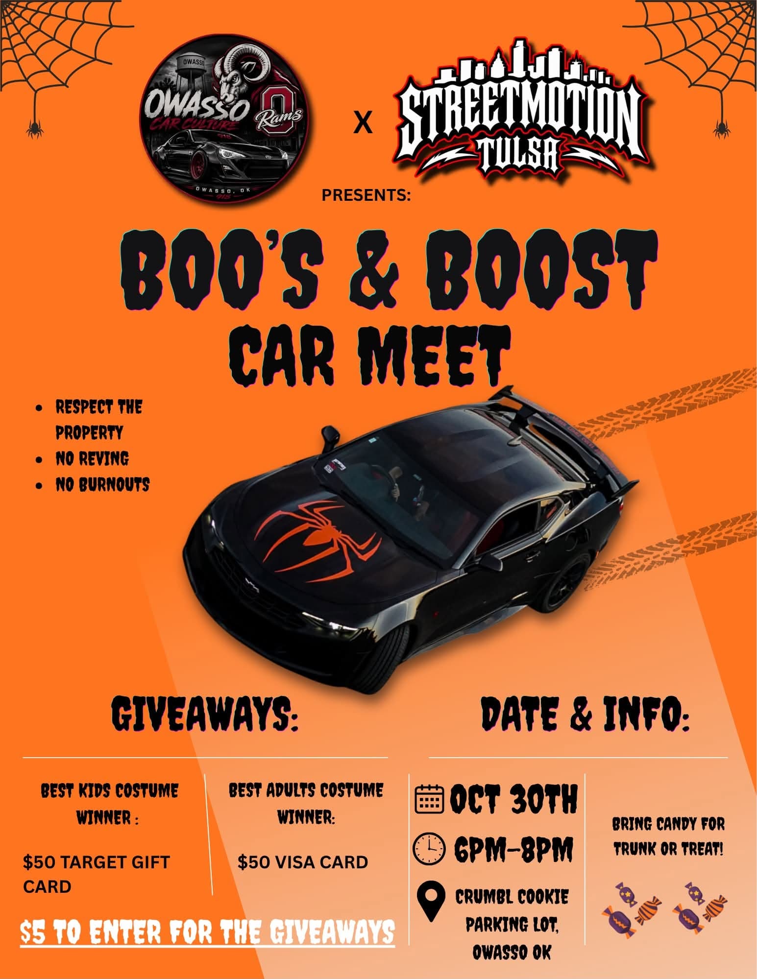 Boo's & Boost Car Meet