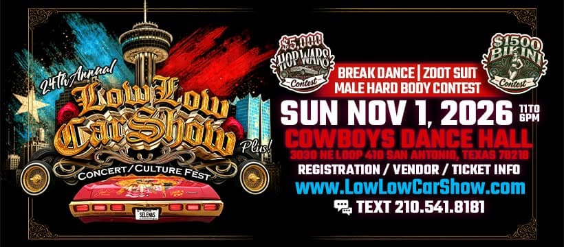 24th Annual Low Low Car Show Plus! Concert/Culture Fest