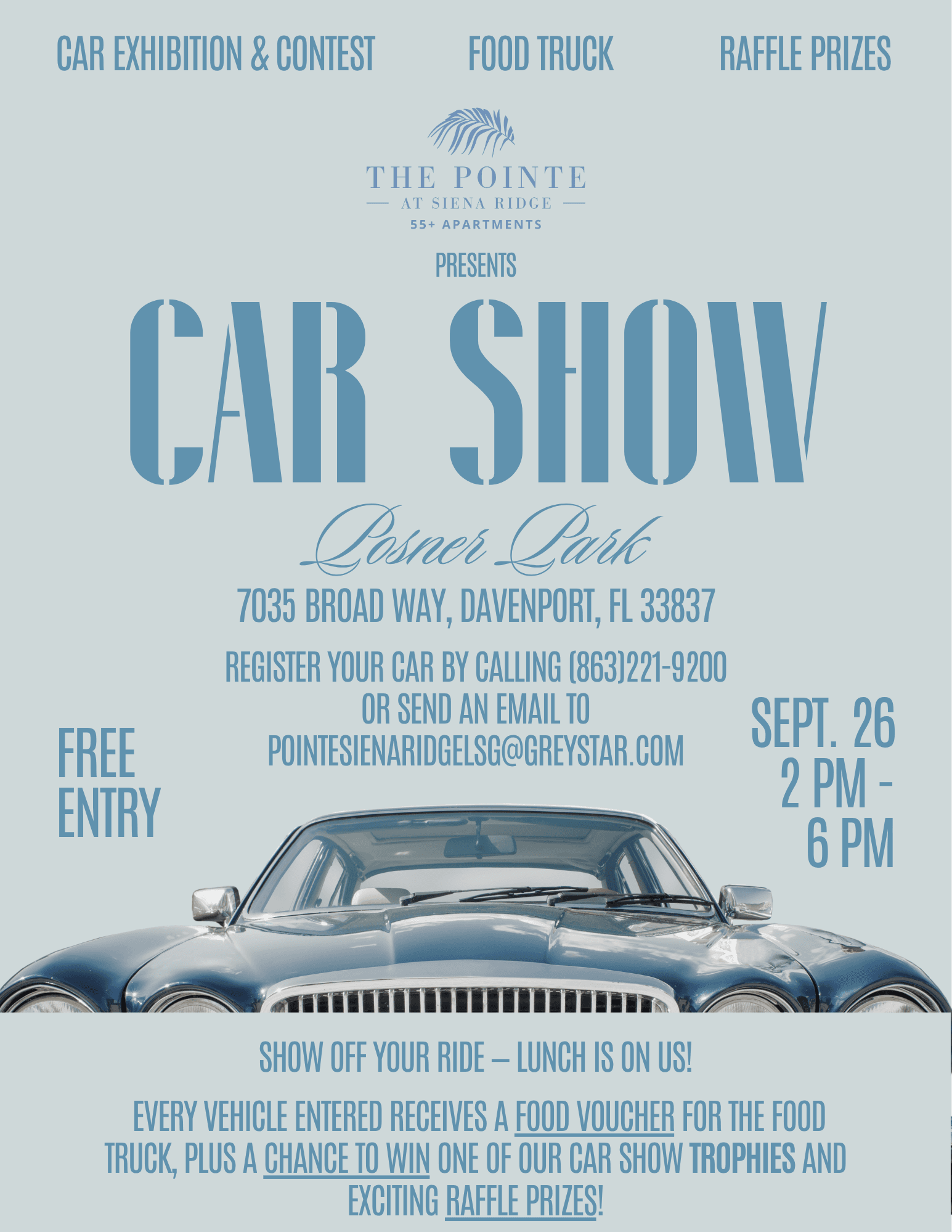 Pointe at Siena Ridge Car Show