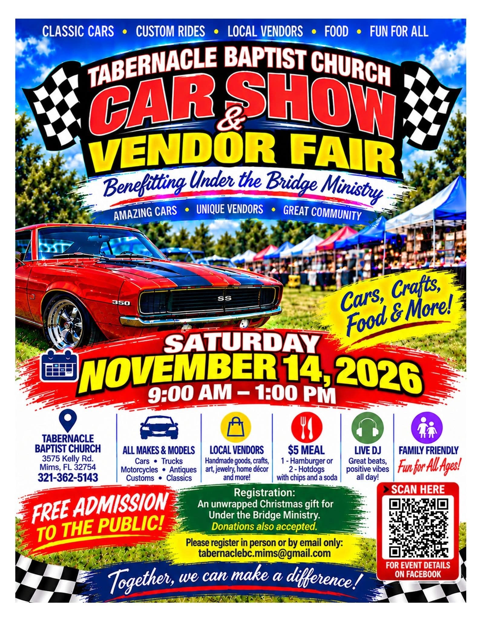 Tabernacle Baptist Church Car Show & Vendor Fair