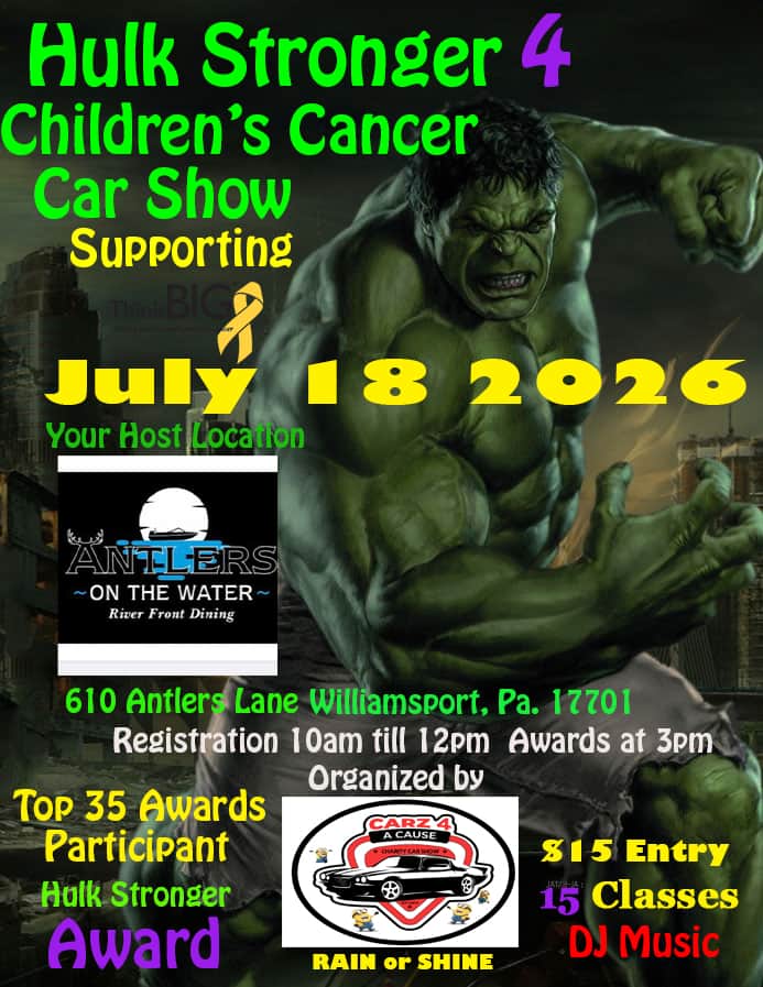 Hulk Stronger Children’s Cancer Car Truck and Bike Show 4