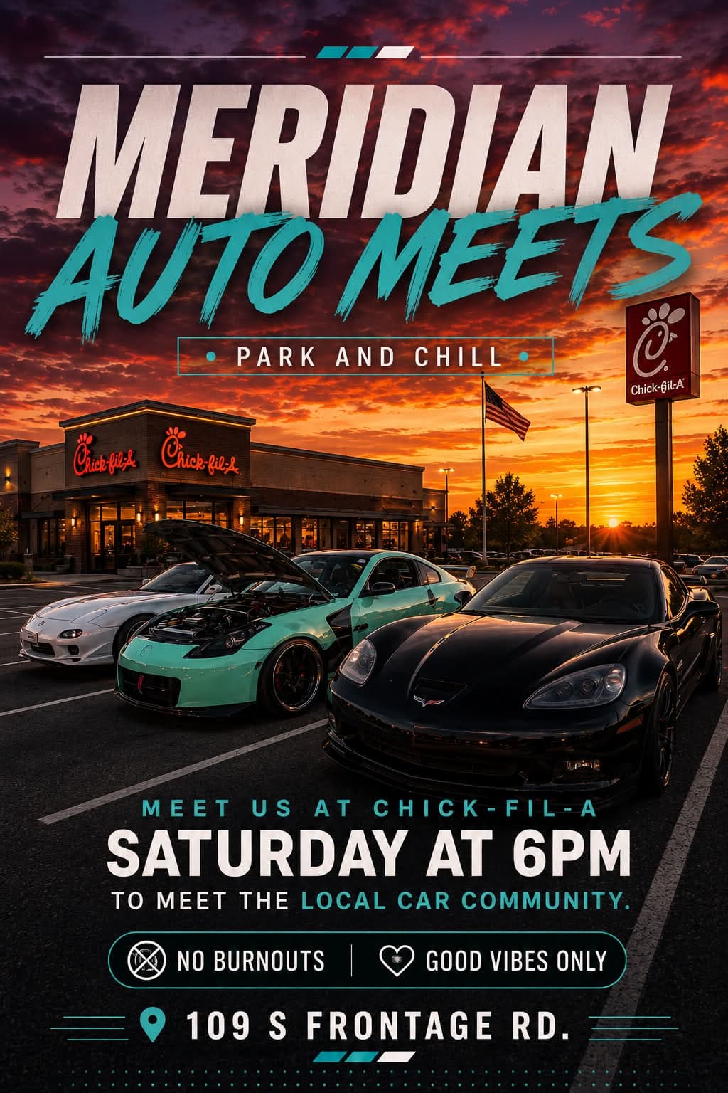 Meridian Auto Meets at Chick-fil-A