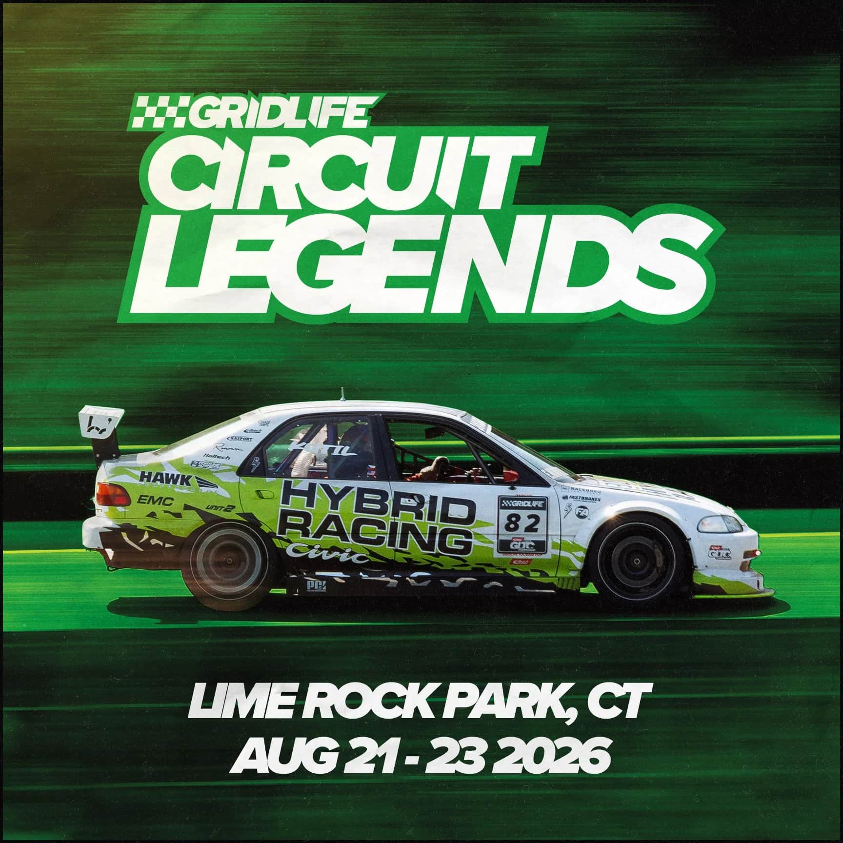 GRIDLIFE Circuit Legends at Lime Rock Park, CT August 21 - 23 2026