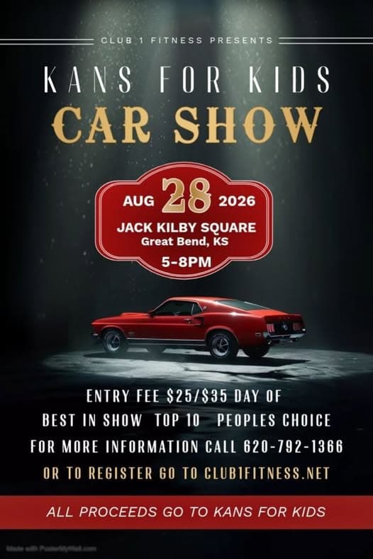 Club 1 Fitness Presents Kans For Kids Car Show