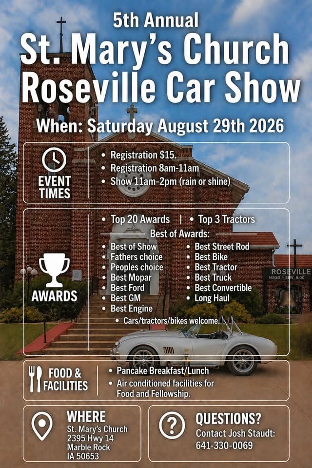 St. Mary’s Roseville Car Show