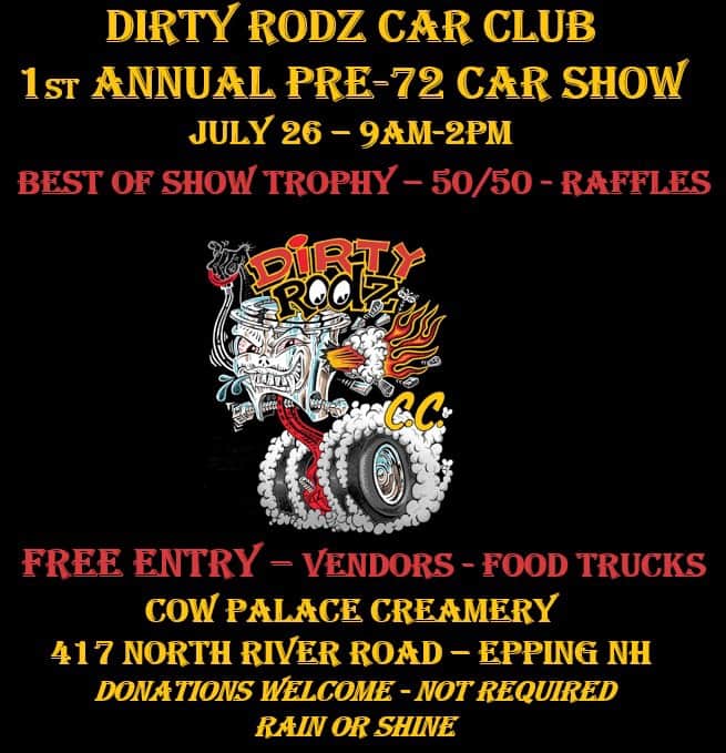 Dirty Rodz 1st Annual Car Show