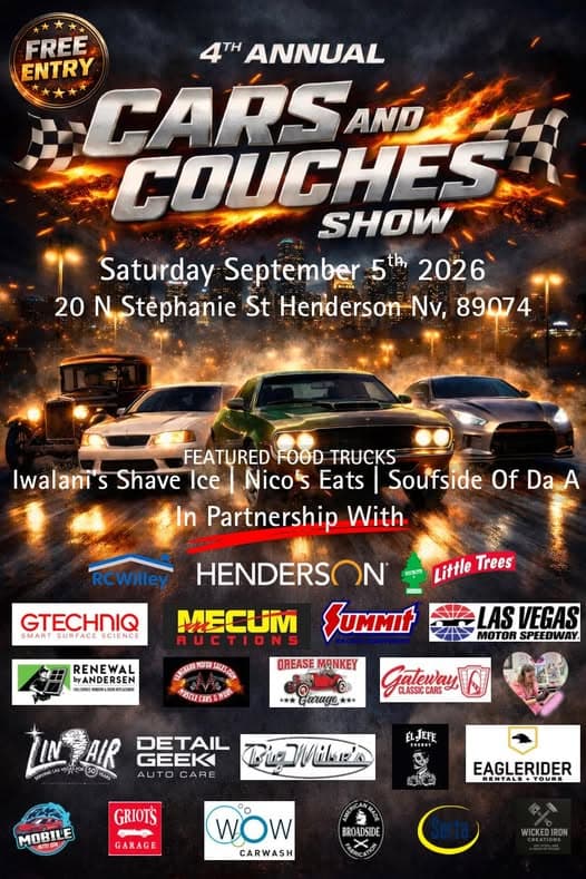 4th Annual Cars And Couches Show