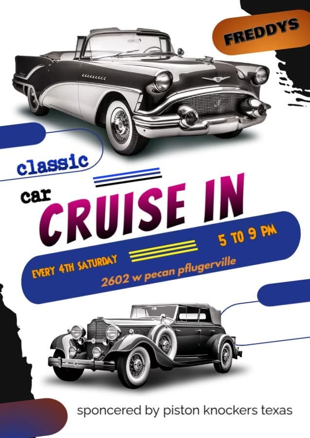 Freddy’s Monthly Cruise In