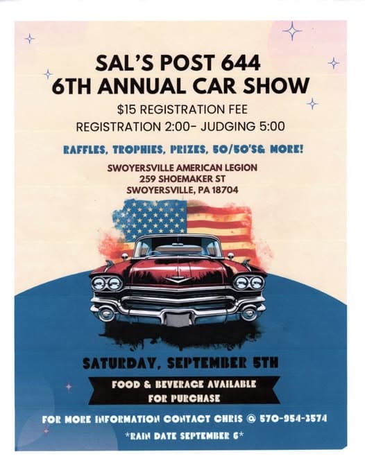 SAL’s Post 644 6th Annual Car Show