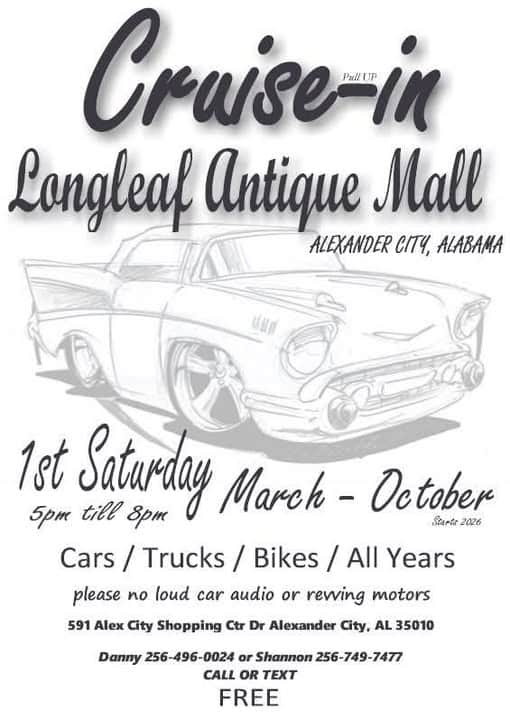 Longleaf Antique Mall Cruise-in