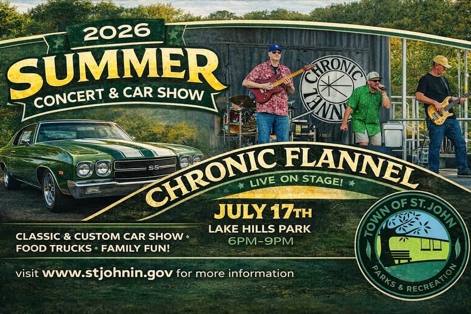 🎶2026 Summer Concert Series🎶-🎸Chronic Flannel🎸- July 17th-6pm-9pm- Lake Hills Park