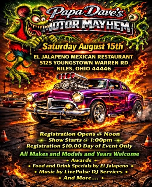 Papa Dave’s Motor Mayhem