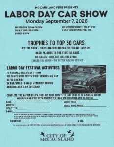 McCausland Labor Day Car Show