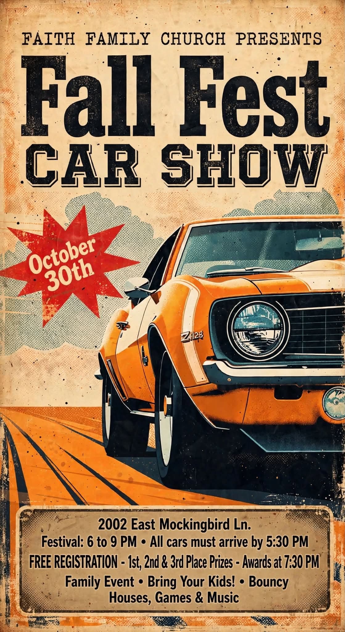 Faith Family Church Fall Fest Car Show