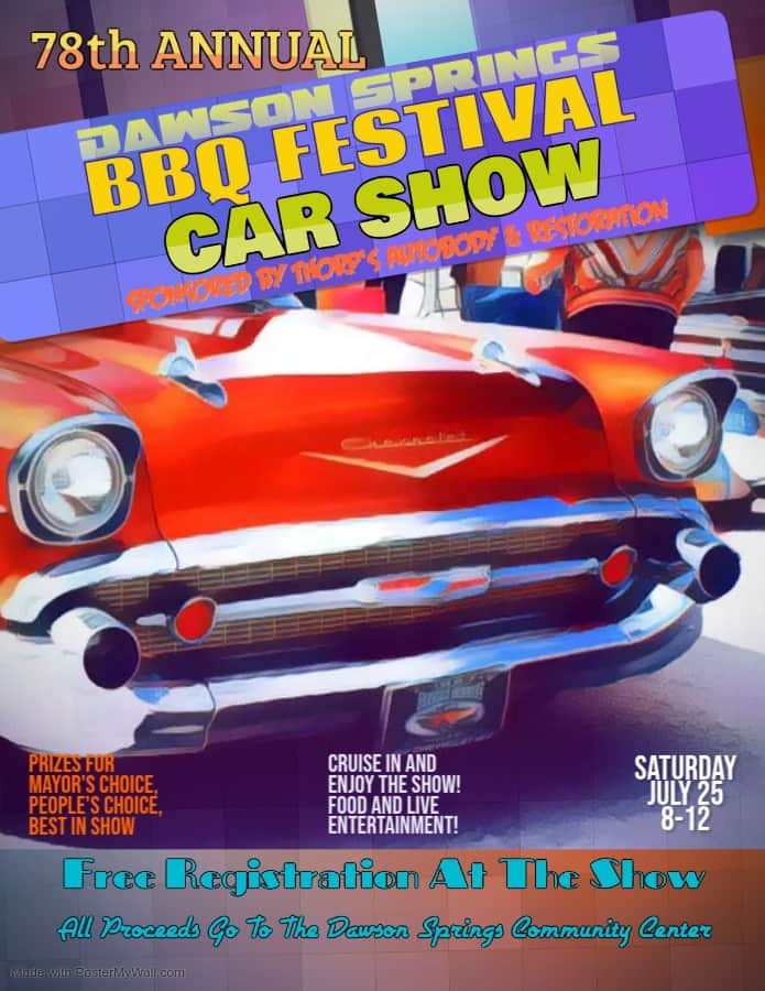 78th Annual Dawson Springs BBQ Festival Car Show