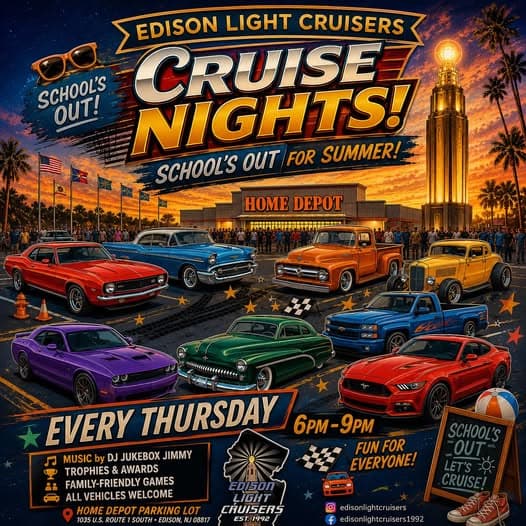 Edison Light Cruisers Cruise Nights