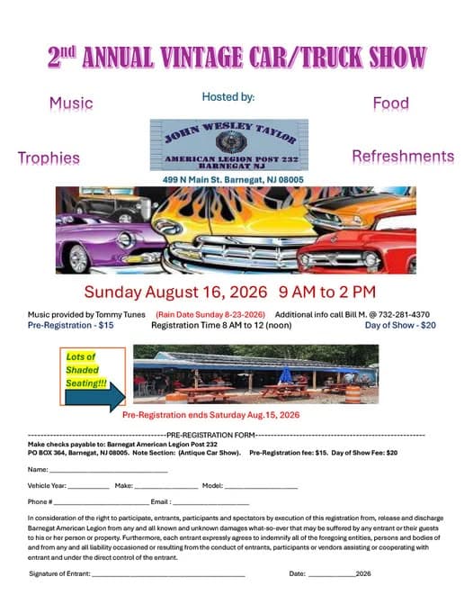 2nd Annual Vintage Car/Truck Show