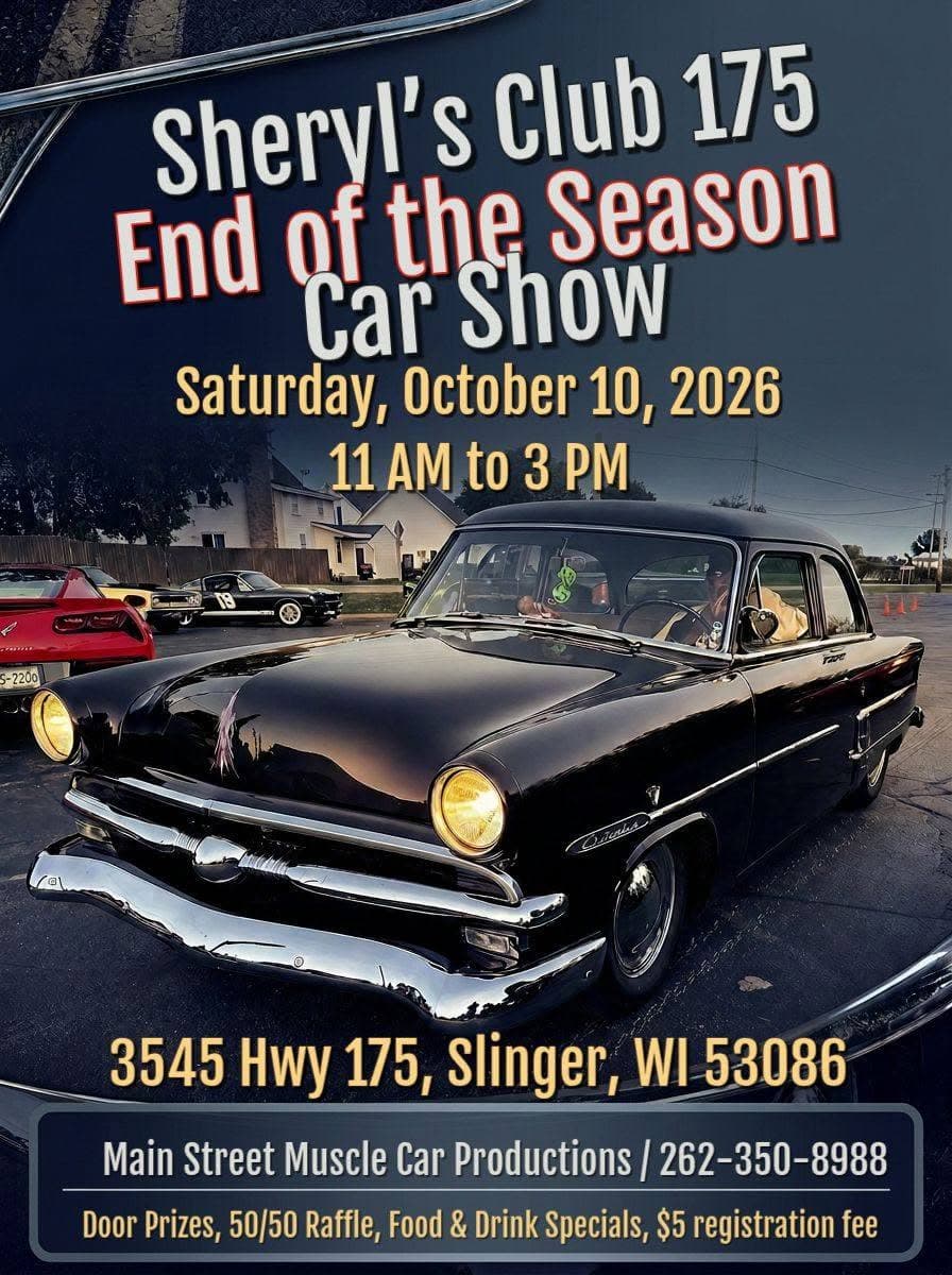 Sheryl's Club 175 End of the Season Car Show
