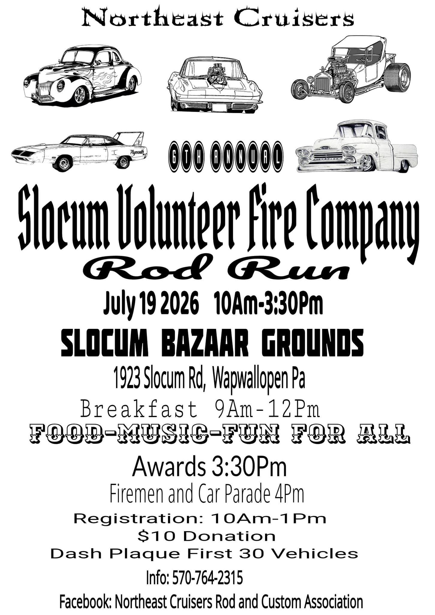 Slocum Volunteer Fire Company Rod Run