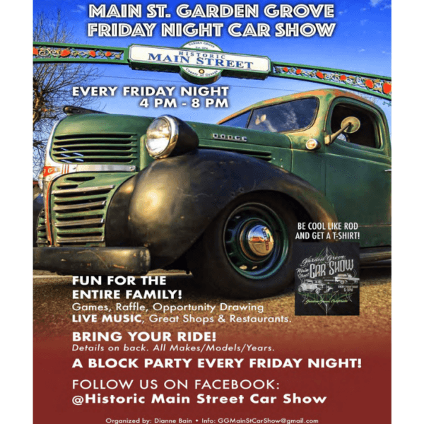 Historic Main Street Garden Grove Friday Night Cruise