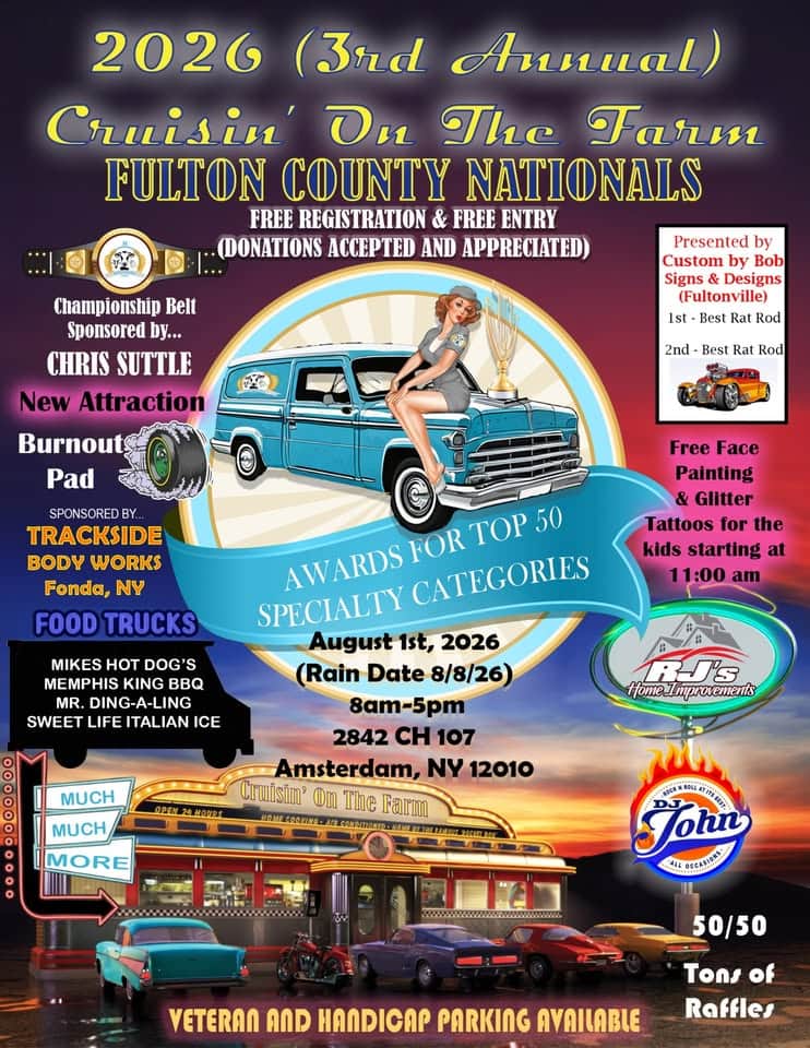 3rd Annual Cruisin on the Farm Car, Truck and Motorcycle Show!!! THE FULTON COUNTY NATIONALS!!!