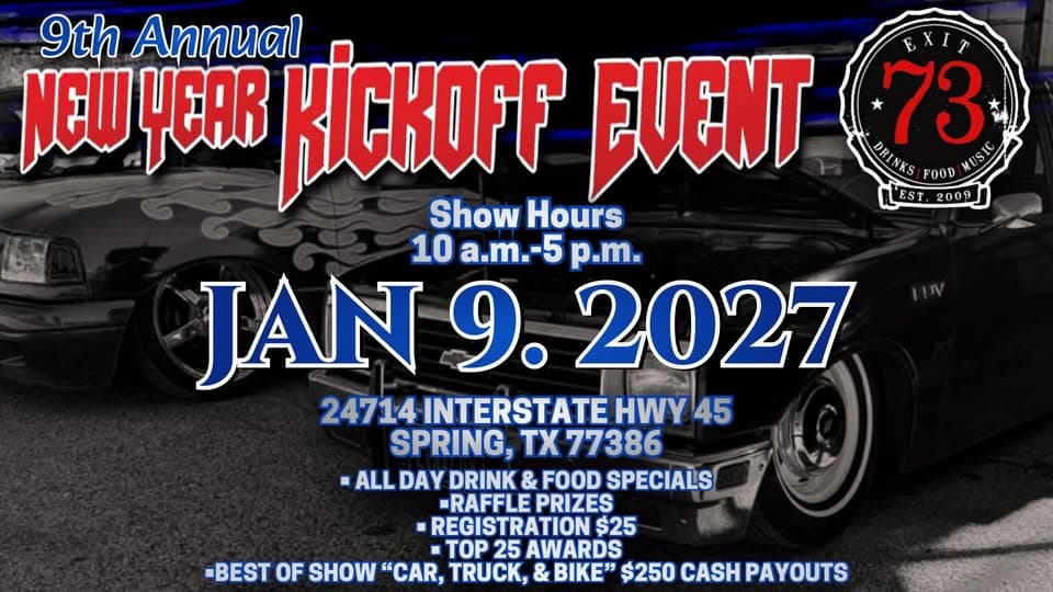 New Year Kickoff Auto Event at Exit 73!