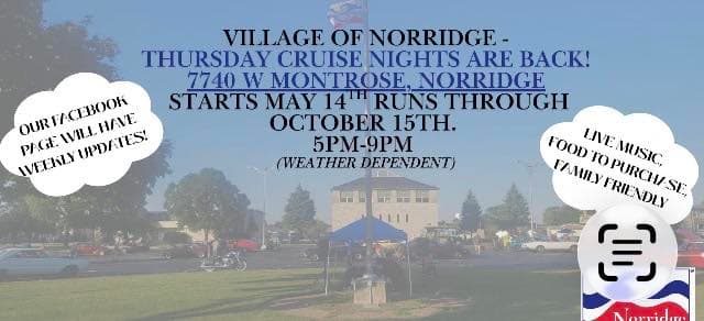Village Of Norridge – Thursday Cruise Nights Are Back!