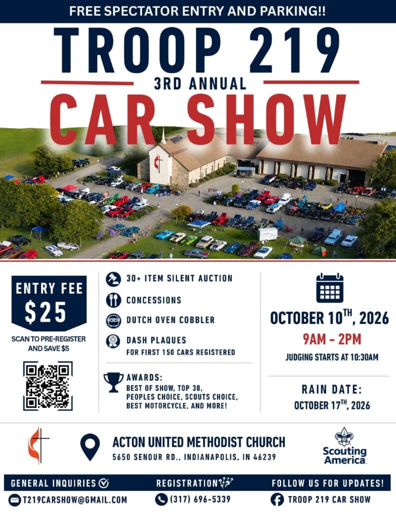 Troop 219 3rd Annual Car Show