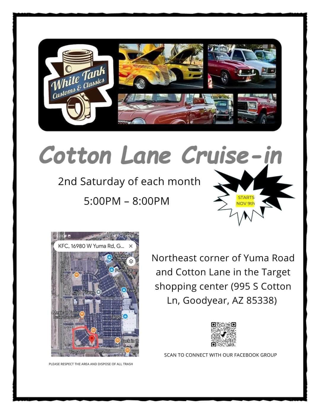 White Tank Customs & Classics Cotton Lane Cruise-In