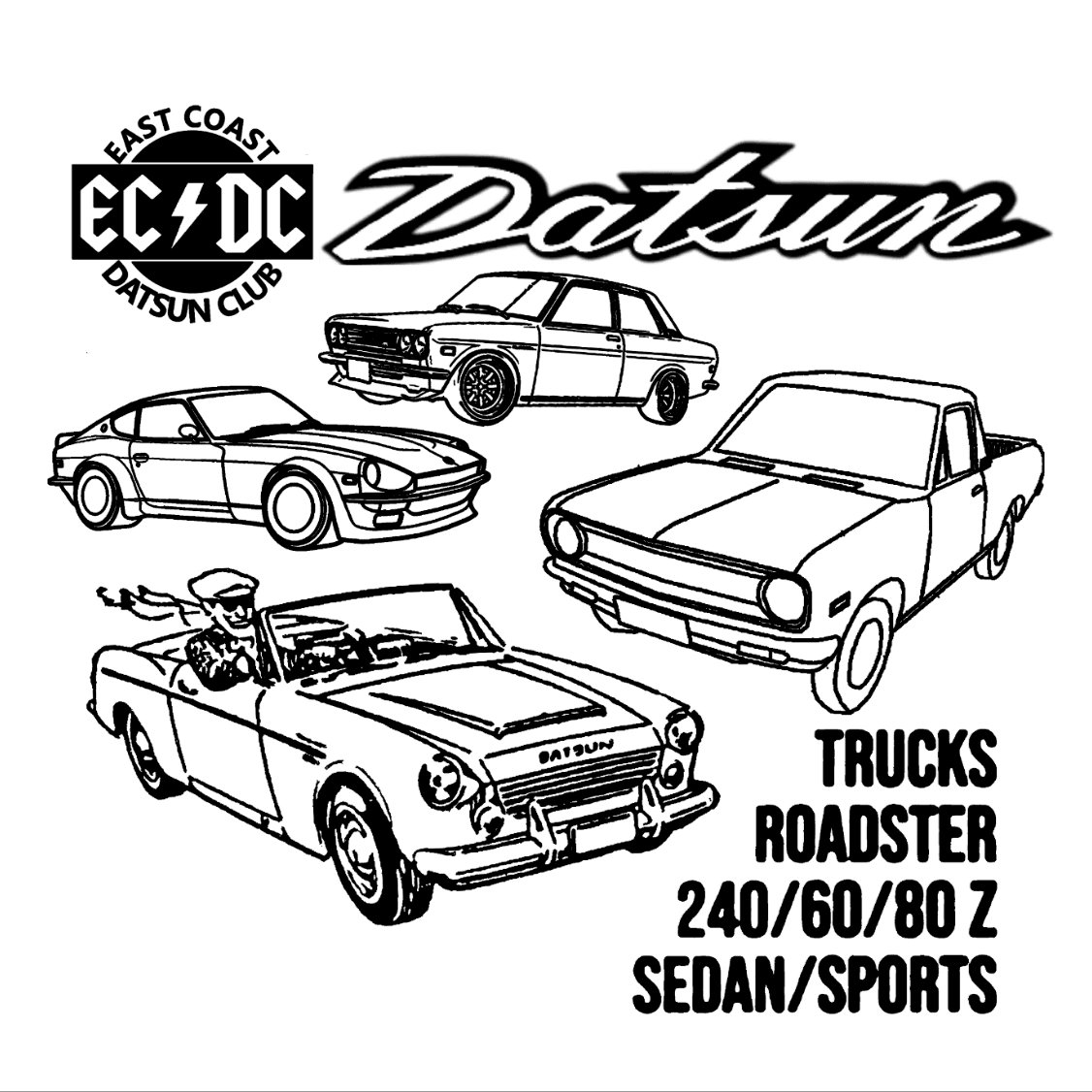 Datsun Sport, Sedan & Trucks at Watkins Glen