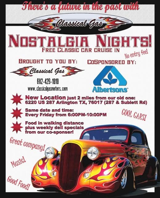 Classical Gas Nostalgia Nights Cruise In