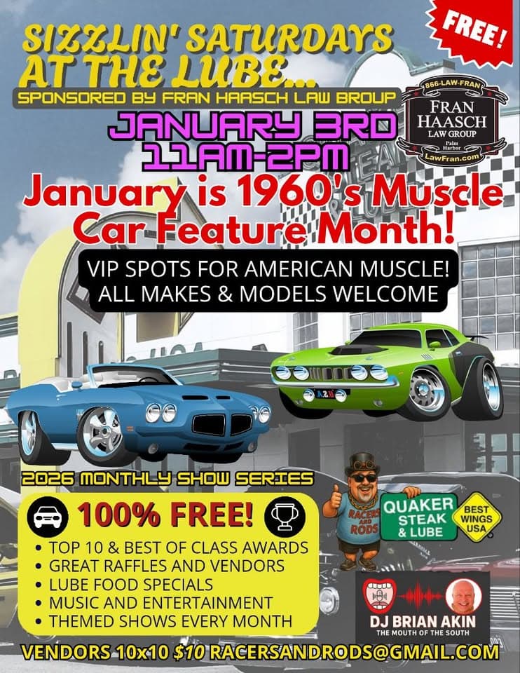 Racers and Rods Events Presents 1st Saturday Car Shows!