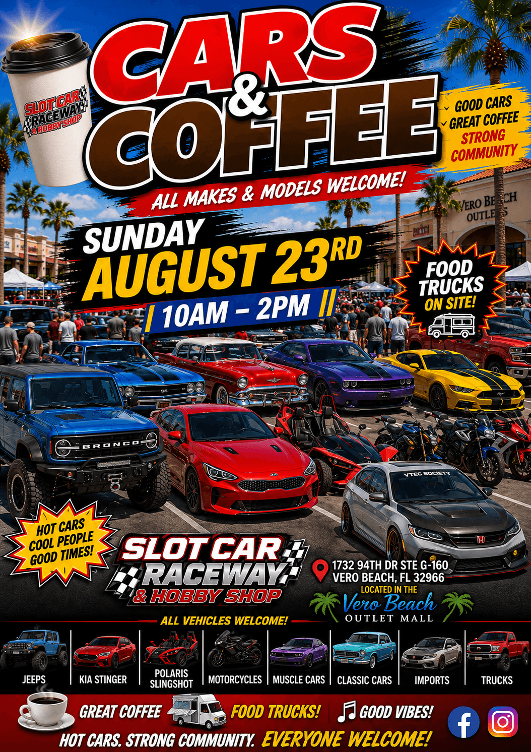 Slot Car Raceway & Hobby Shop Cars & coffee
