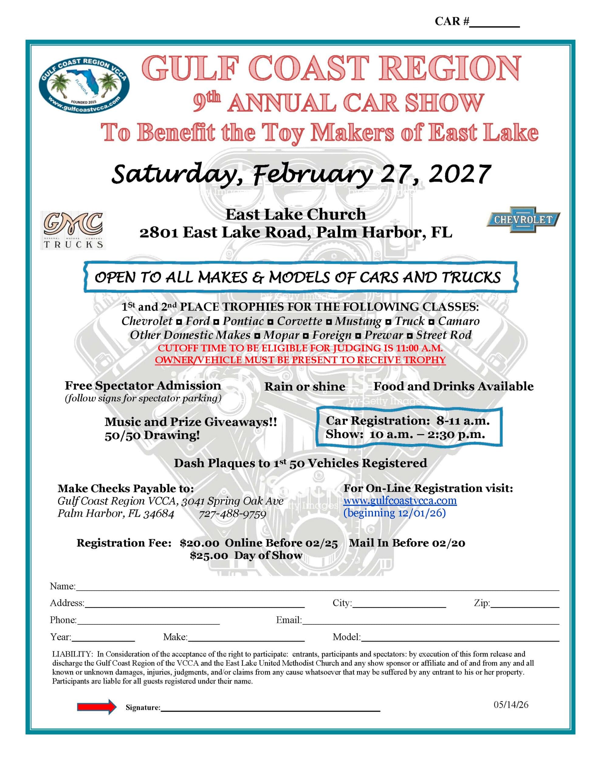 9th Annual Gulf Coast Region Car Show