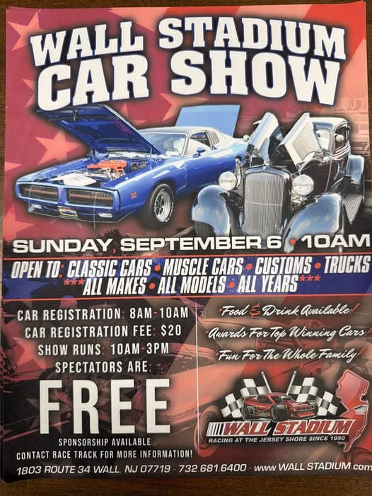 Wall Stadium Car Show